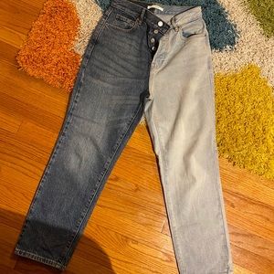 Pacsun two tone jeans